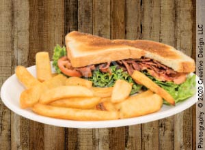 Classic BLT sandwich