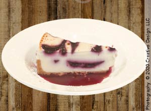 Creamy cheesecake dessert