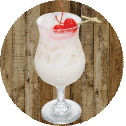 Pina colada tropical cocktail